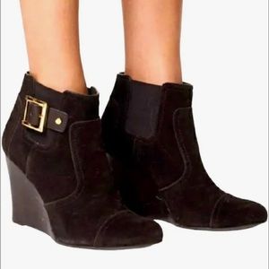 Tory Burch Adrienne Brown suede Bootie